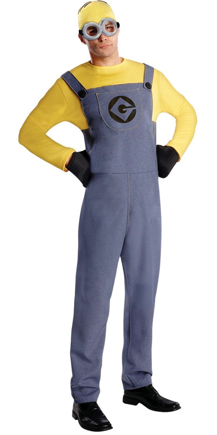 Despicable Me Costumes for Adults Minions Cosplay Cartoon Party Suit Women Men Couple-Pajamasbuy
