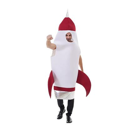 Fancy Dress Space Rocket Inflatable Costume Jumpsuit for Adults Outfit Halloween