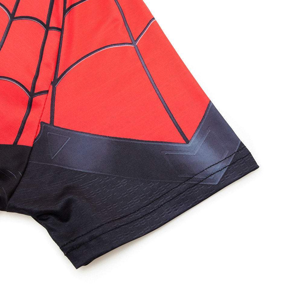 SpiderMan Far From Home Halloween Cosplay Costume Tight T-shirt