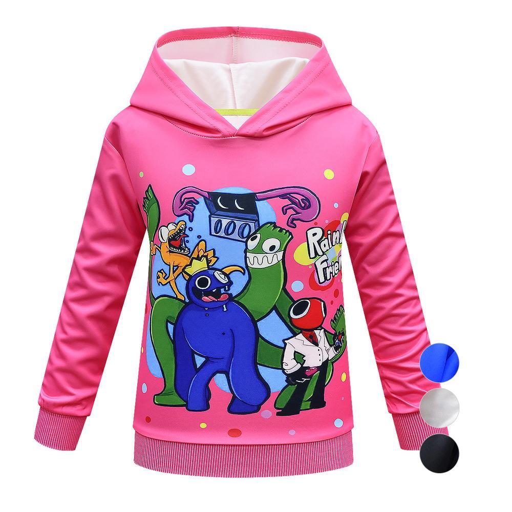Roblox rainbow friends Costume Cosplay rainbow Monster Hoodie For kids