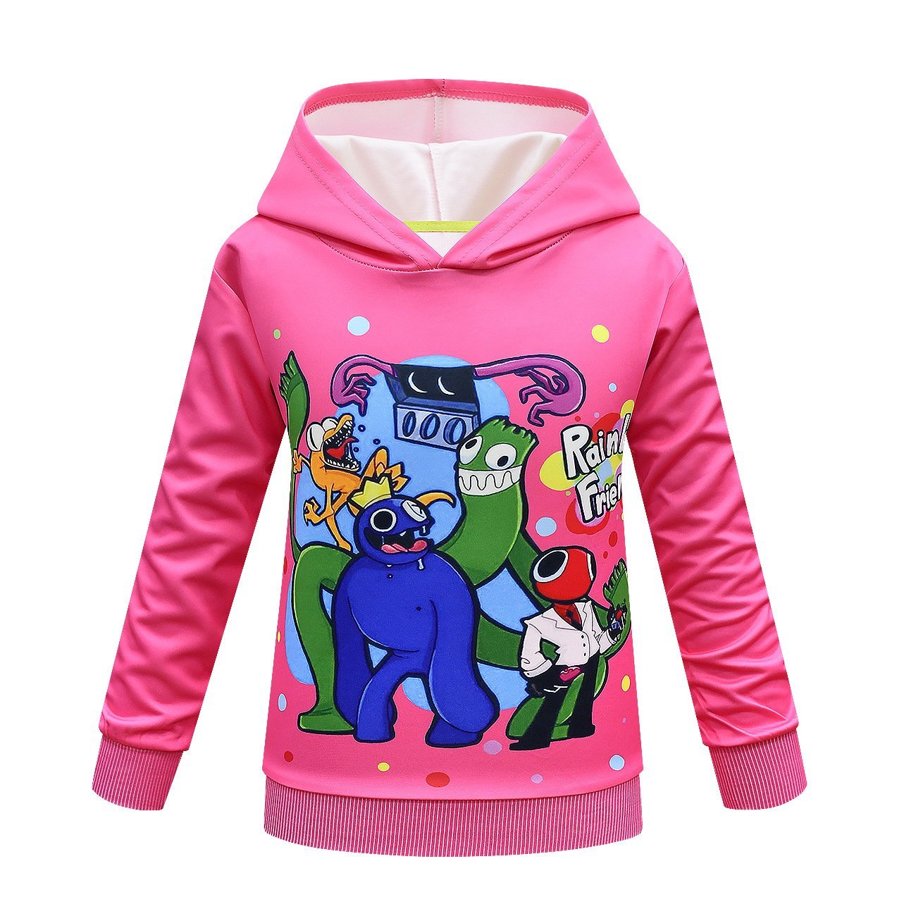 Roblox rainbow friends Costume Cosplay rainbow Monster Hoodie For kids