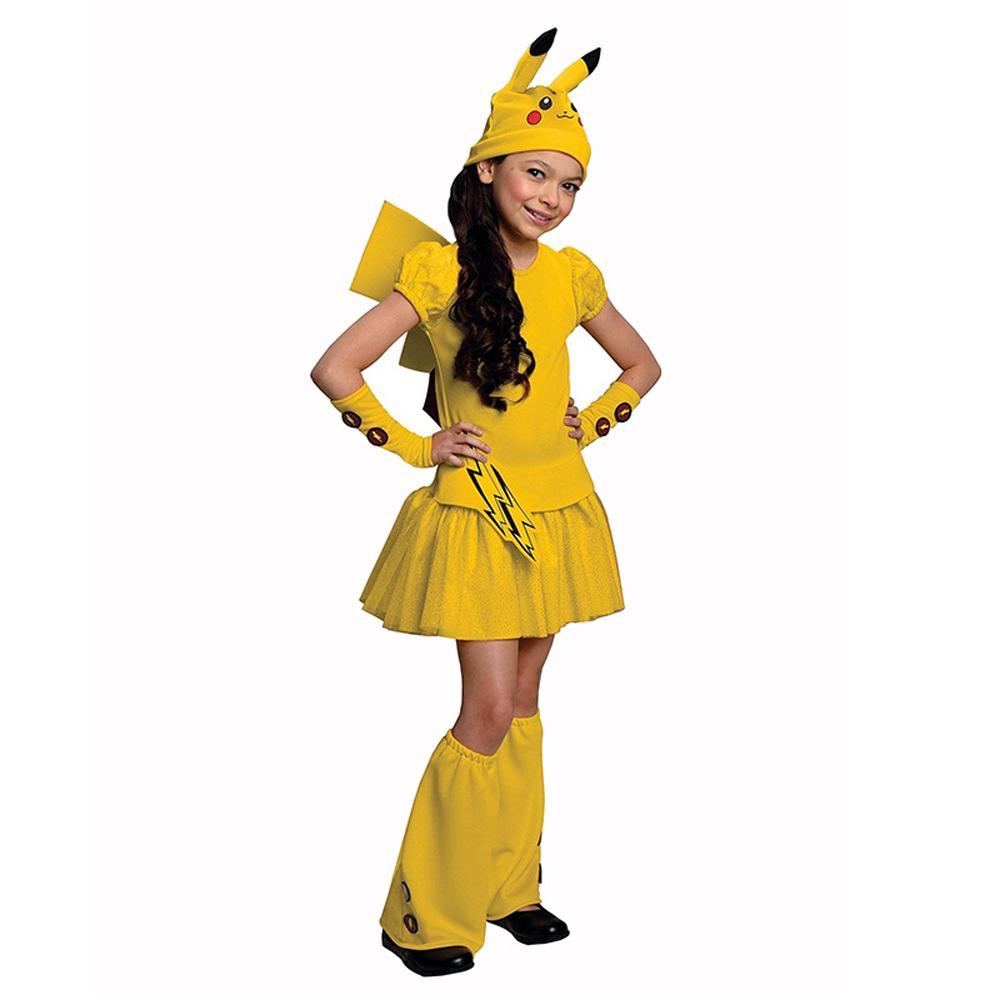 Cute pikachu dress Costume Pokemon Cosplay Costume Masquerade