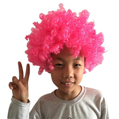 clown wig Explosive head wig headgear children wig short hair For Kids