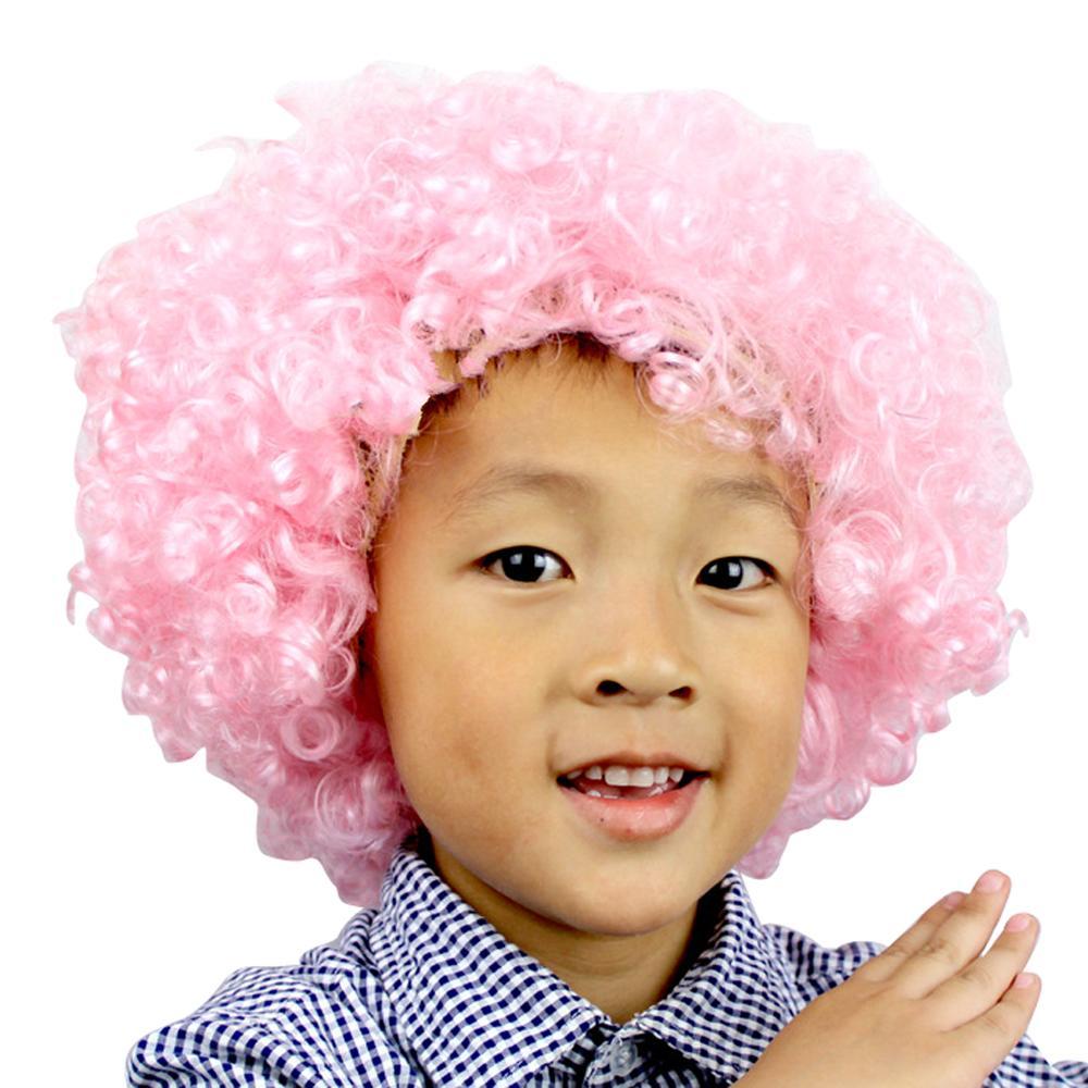 clown wig Explosive head wig headgear children wig short hair For Kids