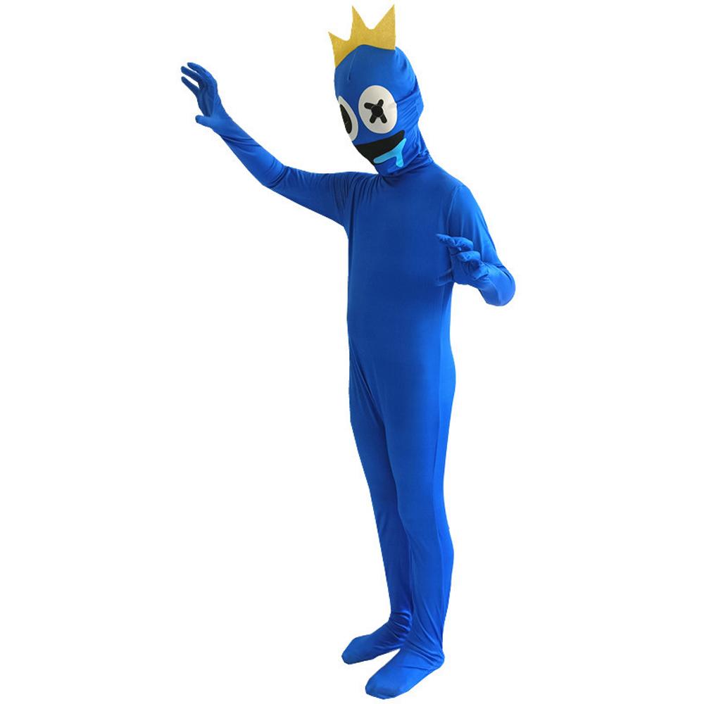 Roblox rainbow friends Cosplay Costume Blue Monster costume jumpsuit