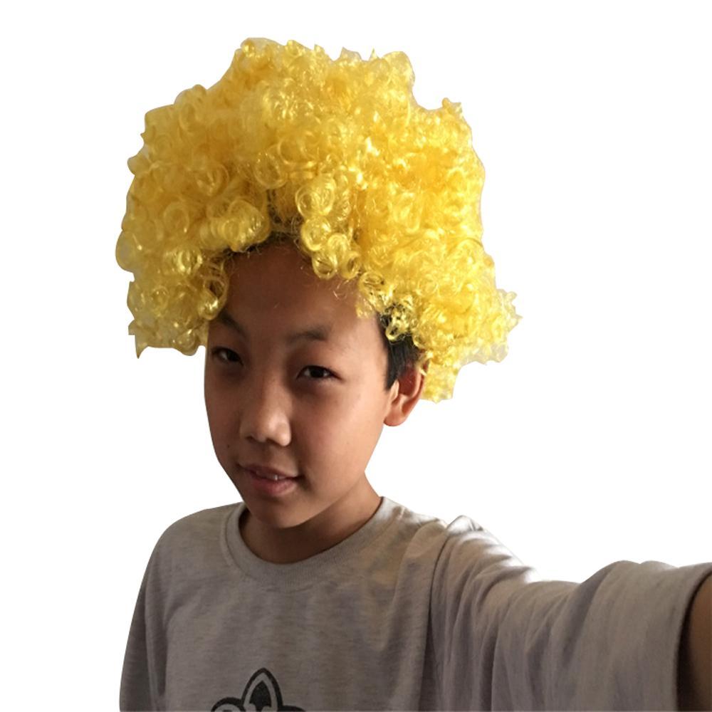clown wig Explosive head wig headgear children wig short hair For Kids