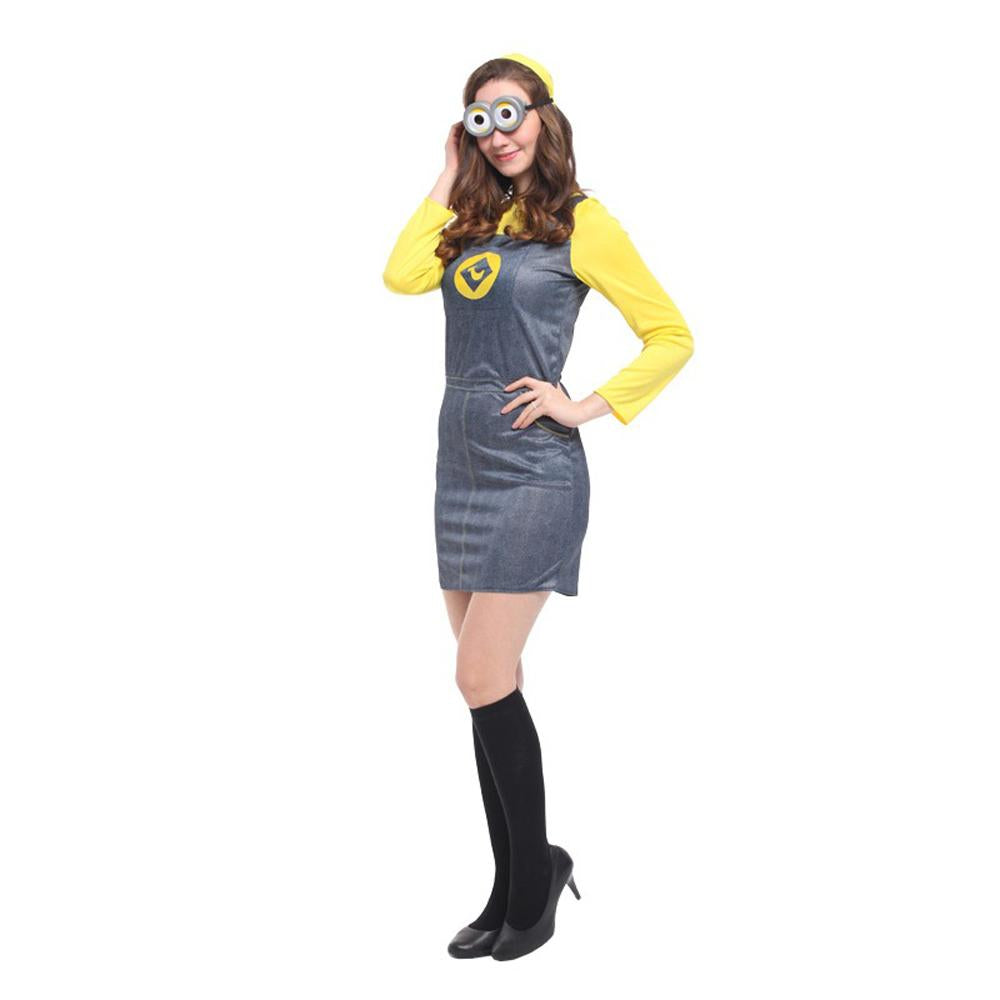 Minions Masquerade Costumes Performance Stage Cosplay Costume for Women