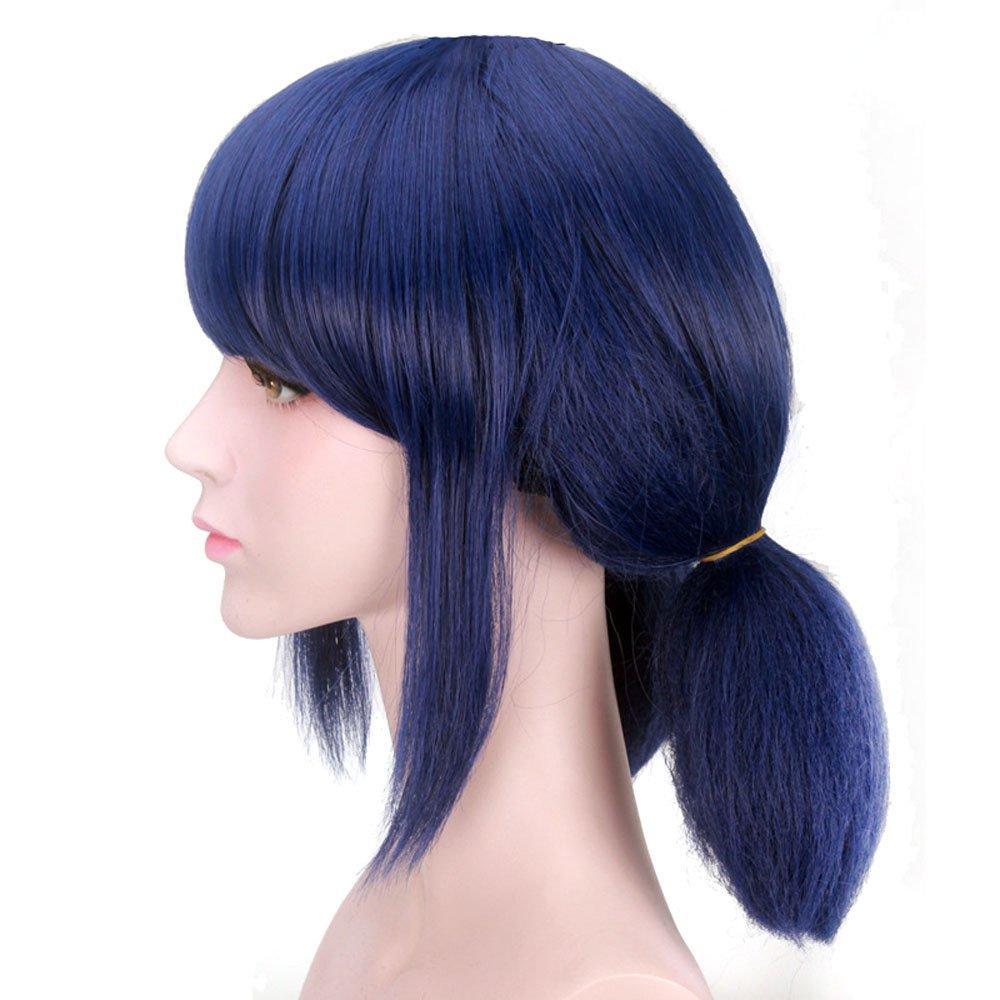 Miraculous Ladybug Halloween Cosplay Blue Double Ponytail Wigs for Girls