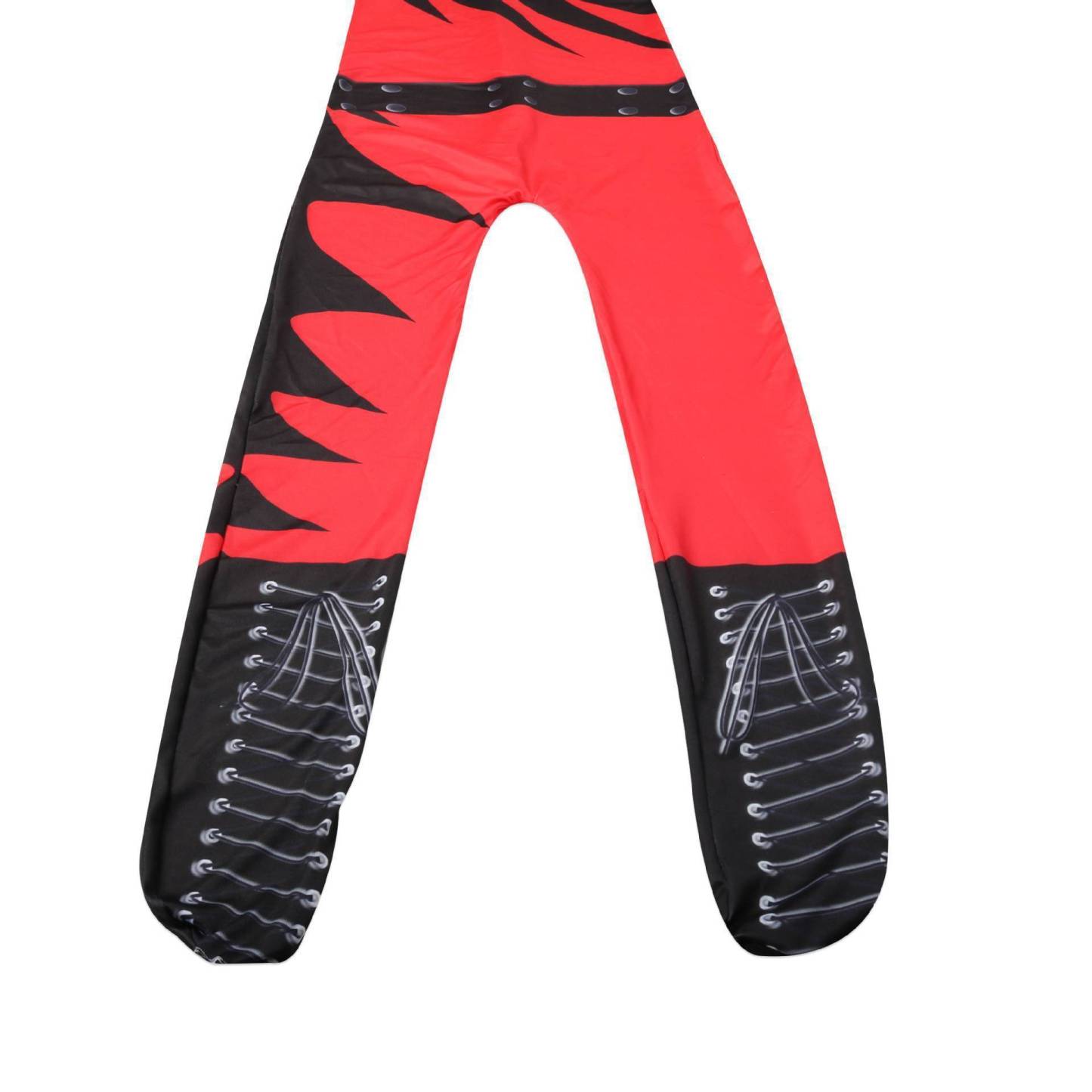 Wrestler Kane Cosplay Costume Jumpsuit Romper Outfit Stage Performance Party Halloween for Kids Boys