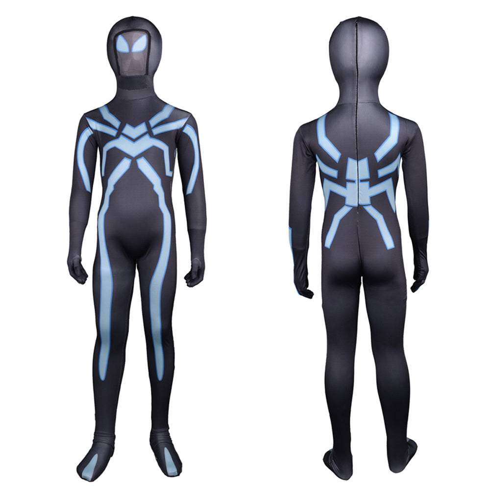 Kids Civil War The Amazing Spiderman 2 Venom Cosplay Costume Zentai