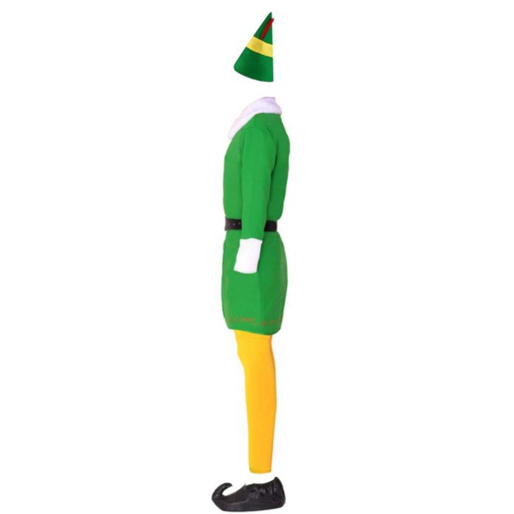 Buddy Elf Christmas Cosplay Costume Full Set Party for Men