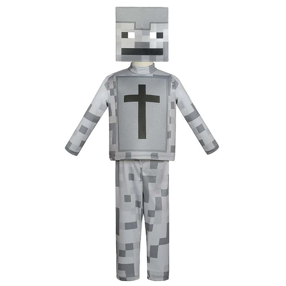 Steve Costume Minecraft Herobrine Notch Alex Cosplay Stage Game Costumes Suits For Kids