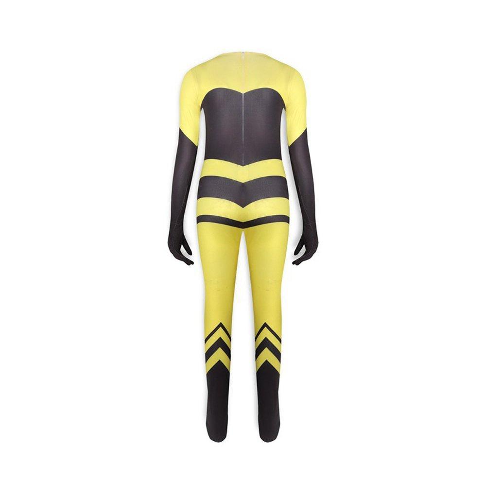 Kids Miraculous Ladybug Movie Queen Bee Cosplay Costume Halloween Jumpsuit