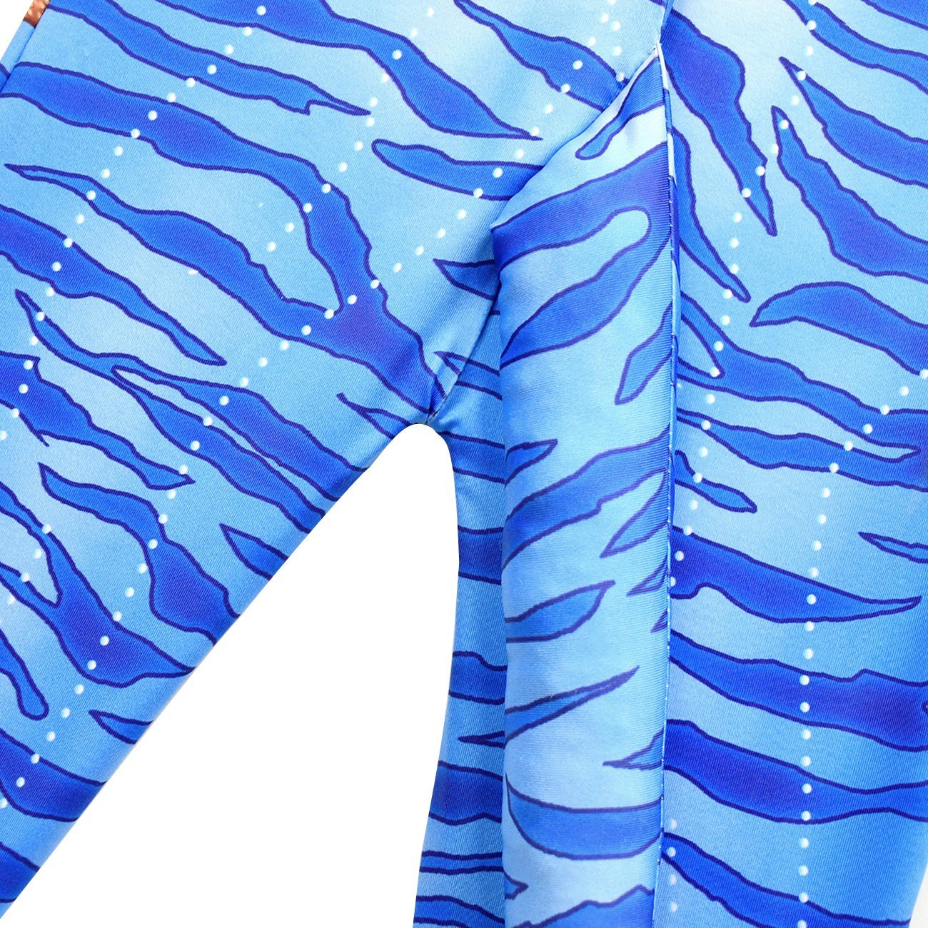 Avatar: The Way of Water Costume Blue Cosplay zentai jumpsuit For Kids