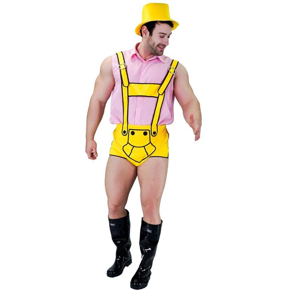 Big Men's Oktoberfest Bib Shorts Festival Performance Stage Cosplay Costume for Adult