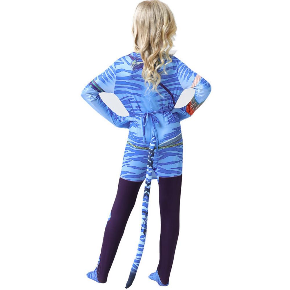 Avatar: The Way of Water Cosplay Costume kids zentai costume jumpsuit