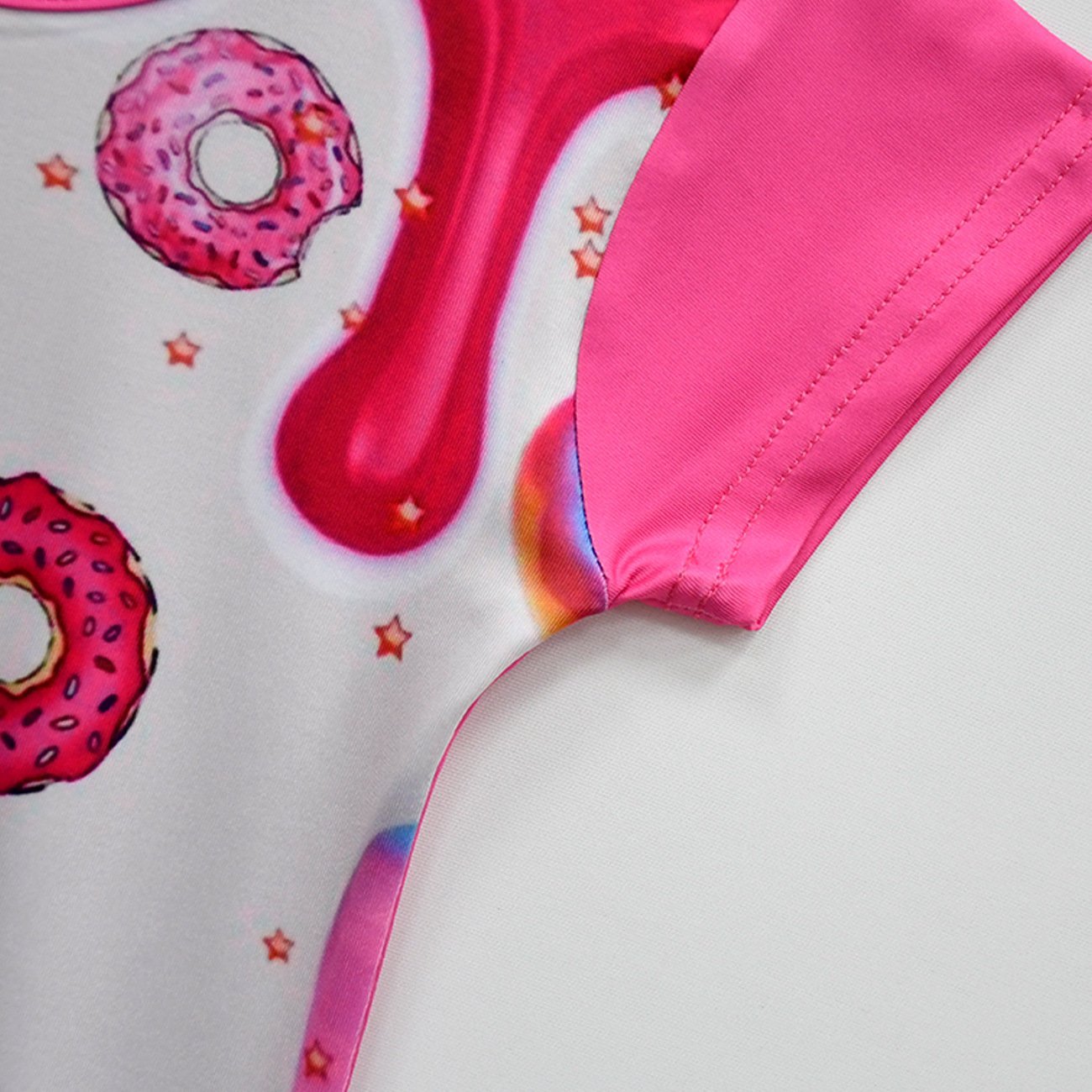 Mis Pastelitos friends Costume Cosplay Pink cartoon print Dress For kids