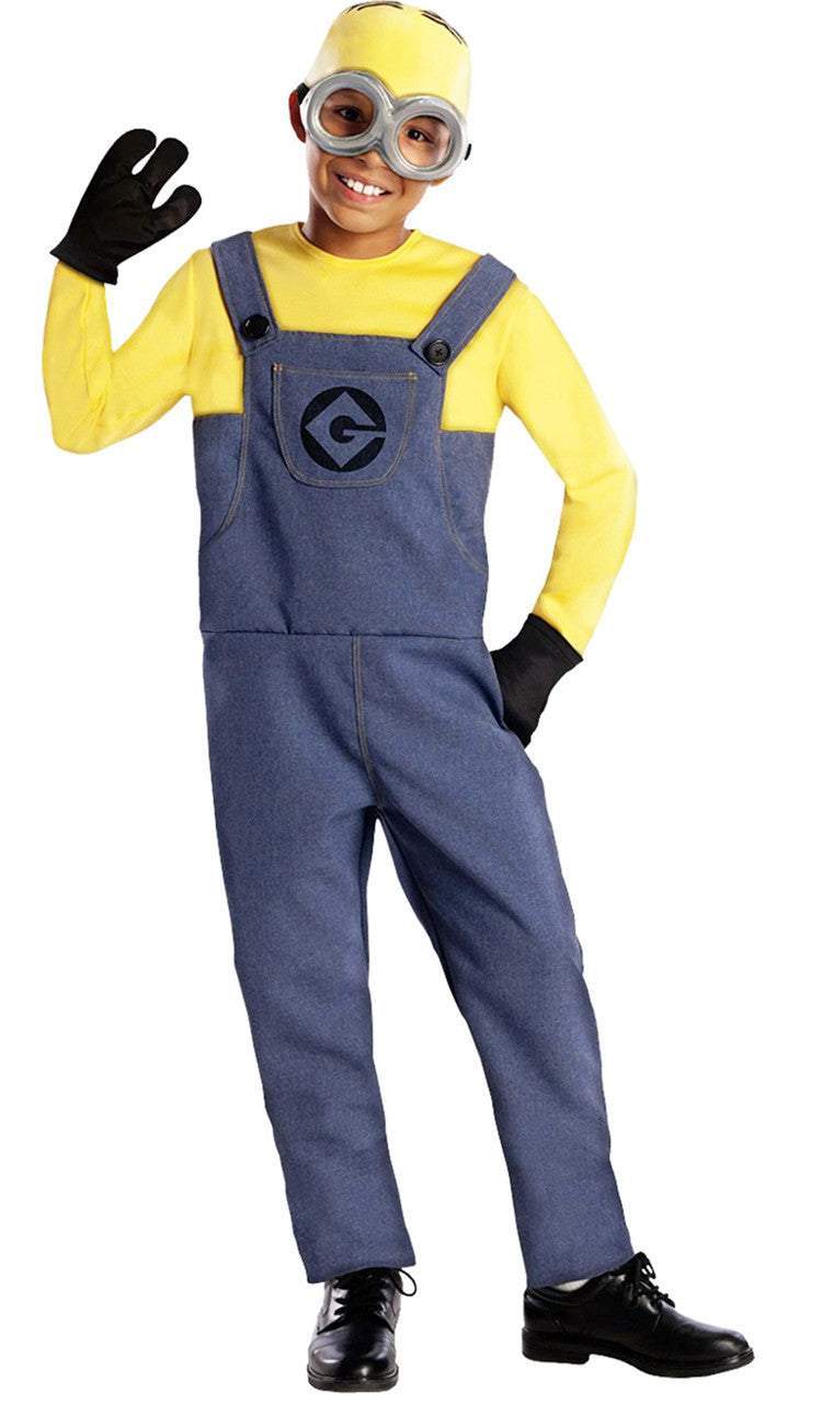 Despicable Me Minions Kids Children Cartoon Cosplay Costume Boys Girls