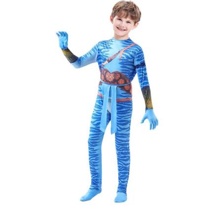 Avatar: The Way of Water Cosplay Costume kids zentai costume jumpsuit