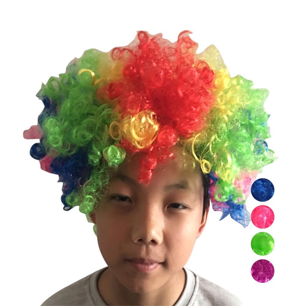 clown wig Explosive head wig headgear children wig short hair For Kids
