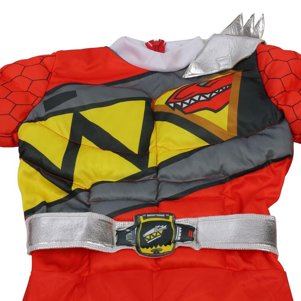 Power Rangers Halloween Costume For Boys Red Dino Charge Outfits