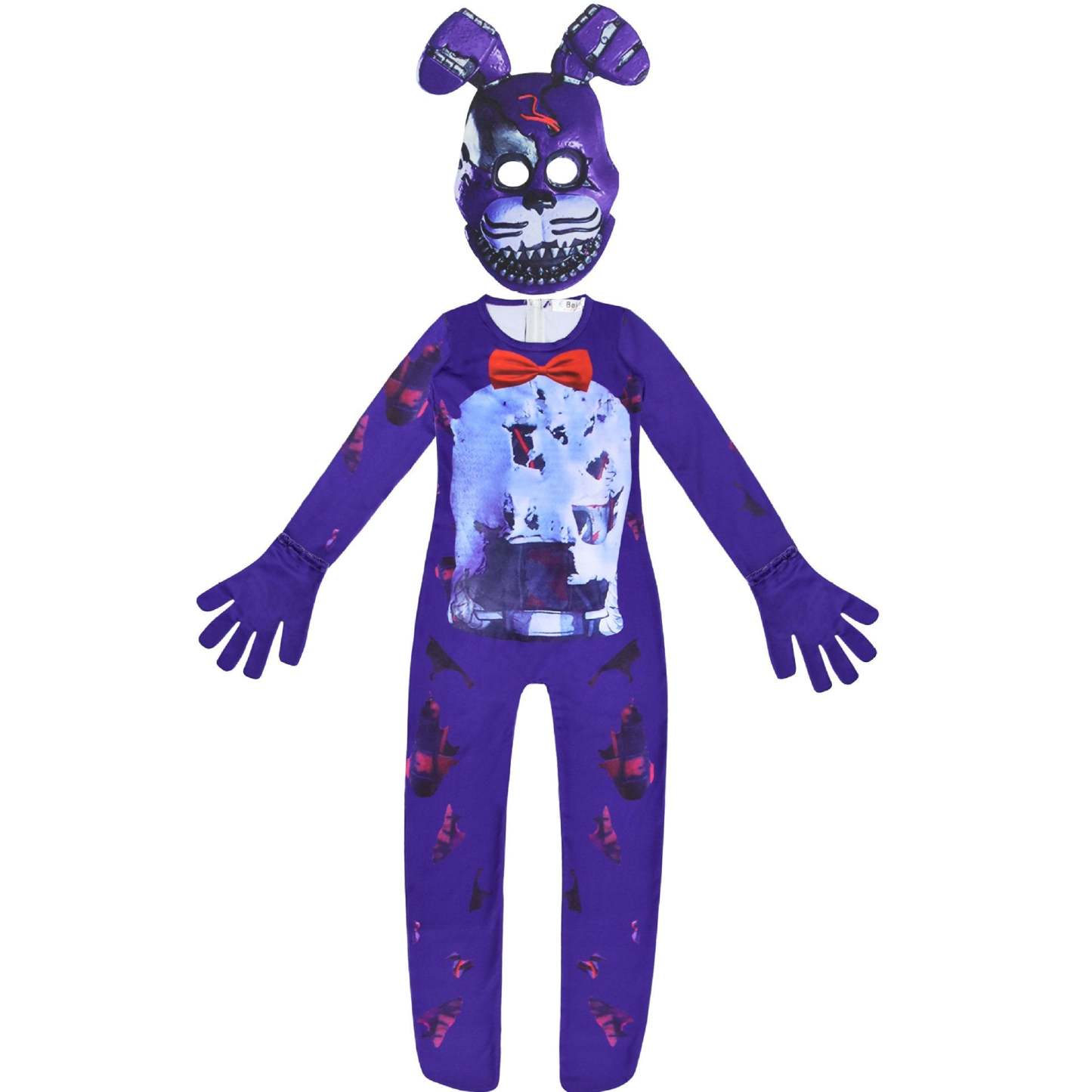 Kids Teddy Bear Cosplay Halloween Costume Jumpsuit Zentai Suits
