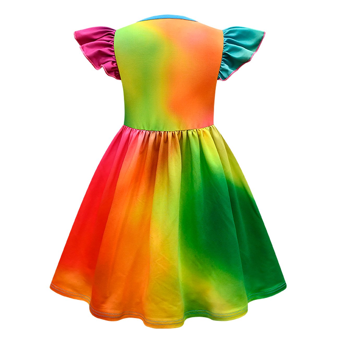 Roblox rainbow friends Costume Cosplay rainbow Monster flying sleeves Dress