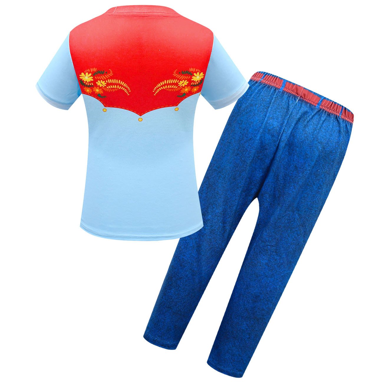 Spirit Lucky Costumes Short Sleeve Trousers Two Piece Sets for Girls