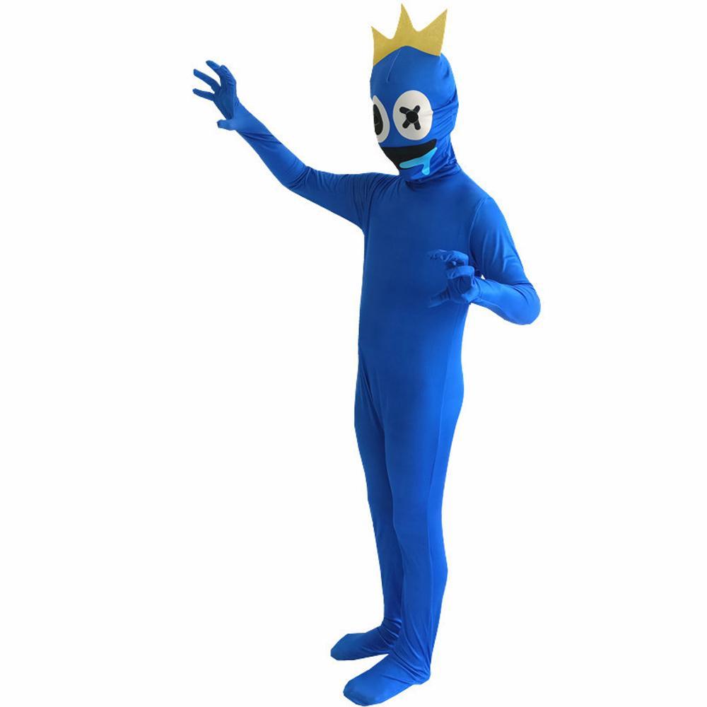 Roblox rainbow friends Cosplay Costume Blue Monster costume jumpsuit