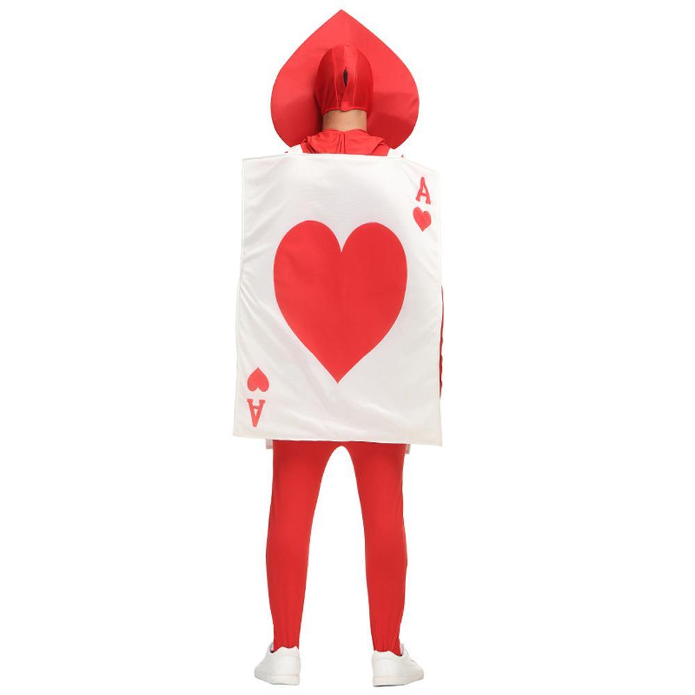 Alice in Wonderland stage performance poker heart peach A Costume Cosplay Party