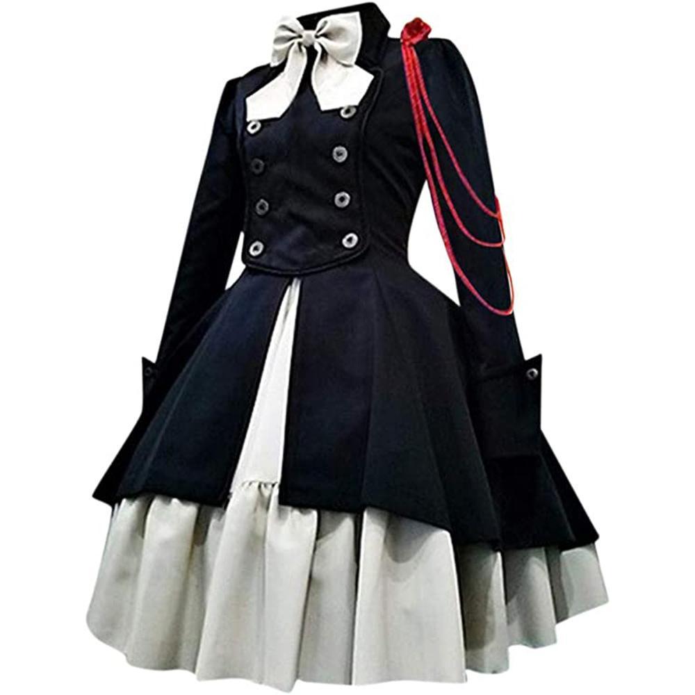 Lolita Gothic Dress Plus Size Vintage Long Sleeve Renaissance Retro Princess Skirt
