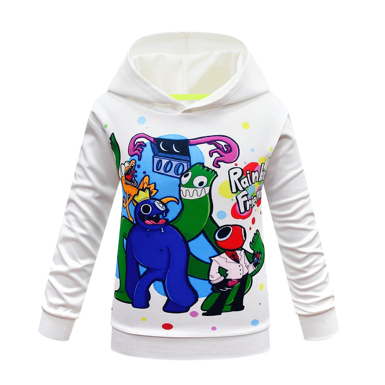 Roblox rainbow friends Costume Cosplay rainbow Monster Hoodie For kids