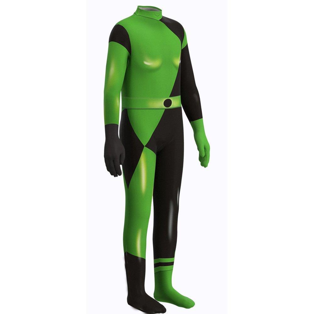 The Adventures of Kid Danger Costume Kim Possible Shego Superhero Halloween Jumpsuit-Pajamasbuy