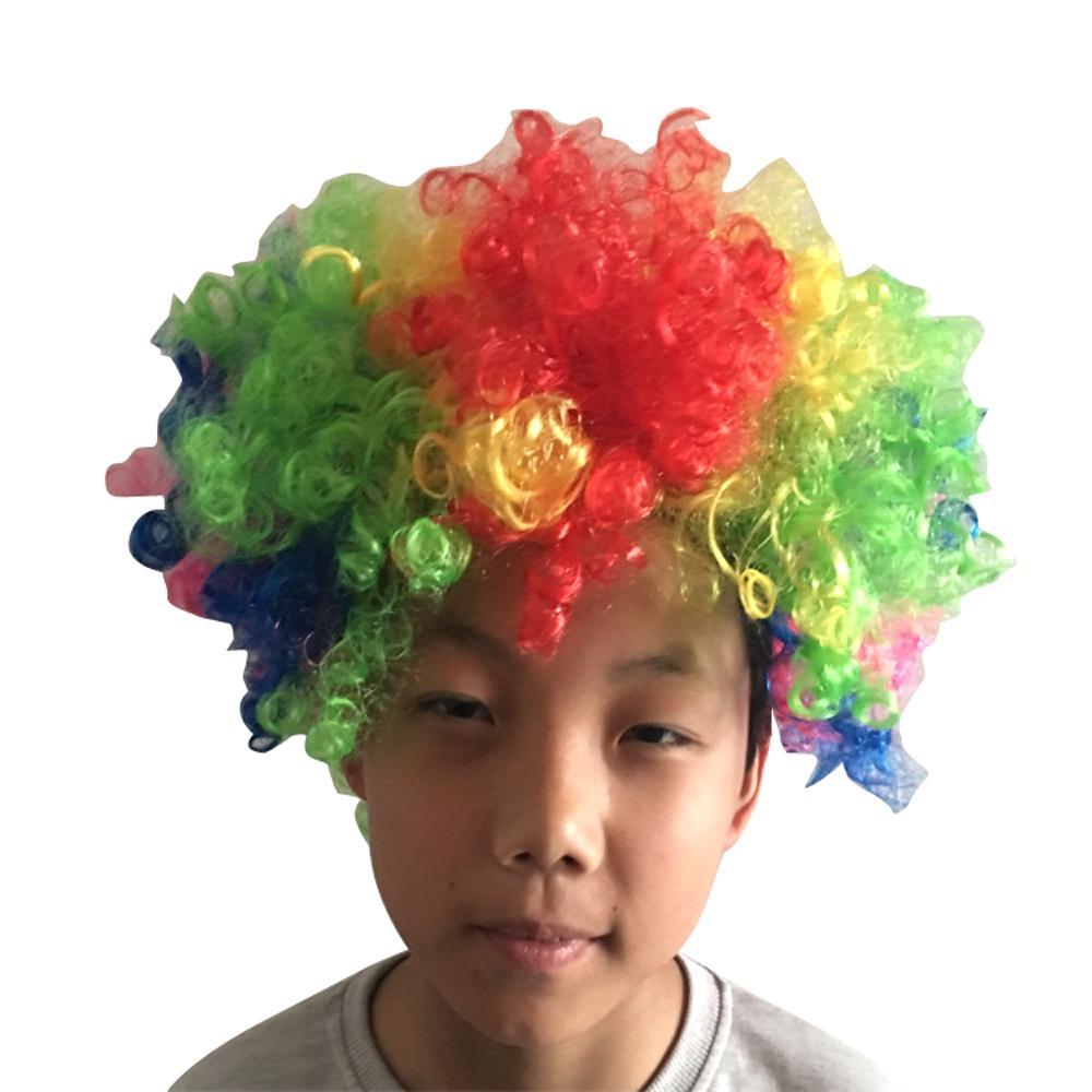 clown wig Explosive head wig headgear children wig short hair For Kids