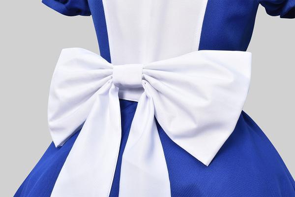 Returns Alice Cosplay Costume Maid Dress Halloween Carnival Blue Outfits Dresses For Women