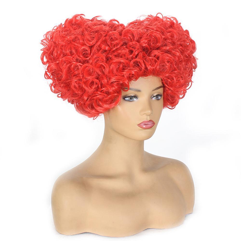 Hocus Pocus Cosplay Winifred Movie Wig Red Queen Costume Wigs for Adult