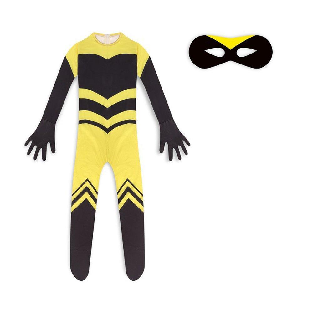 Kids Miraculous Ladybug Movie Queen Bee Cosplay Costume Halloween Jumpsuit