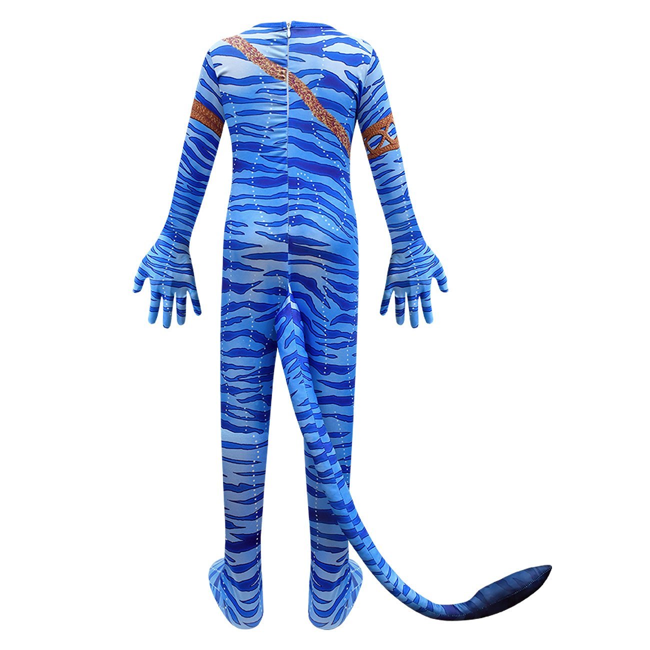 Avatar: The Way of Water Costume Blue Cosplay zentai jumpsuit For Kids