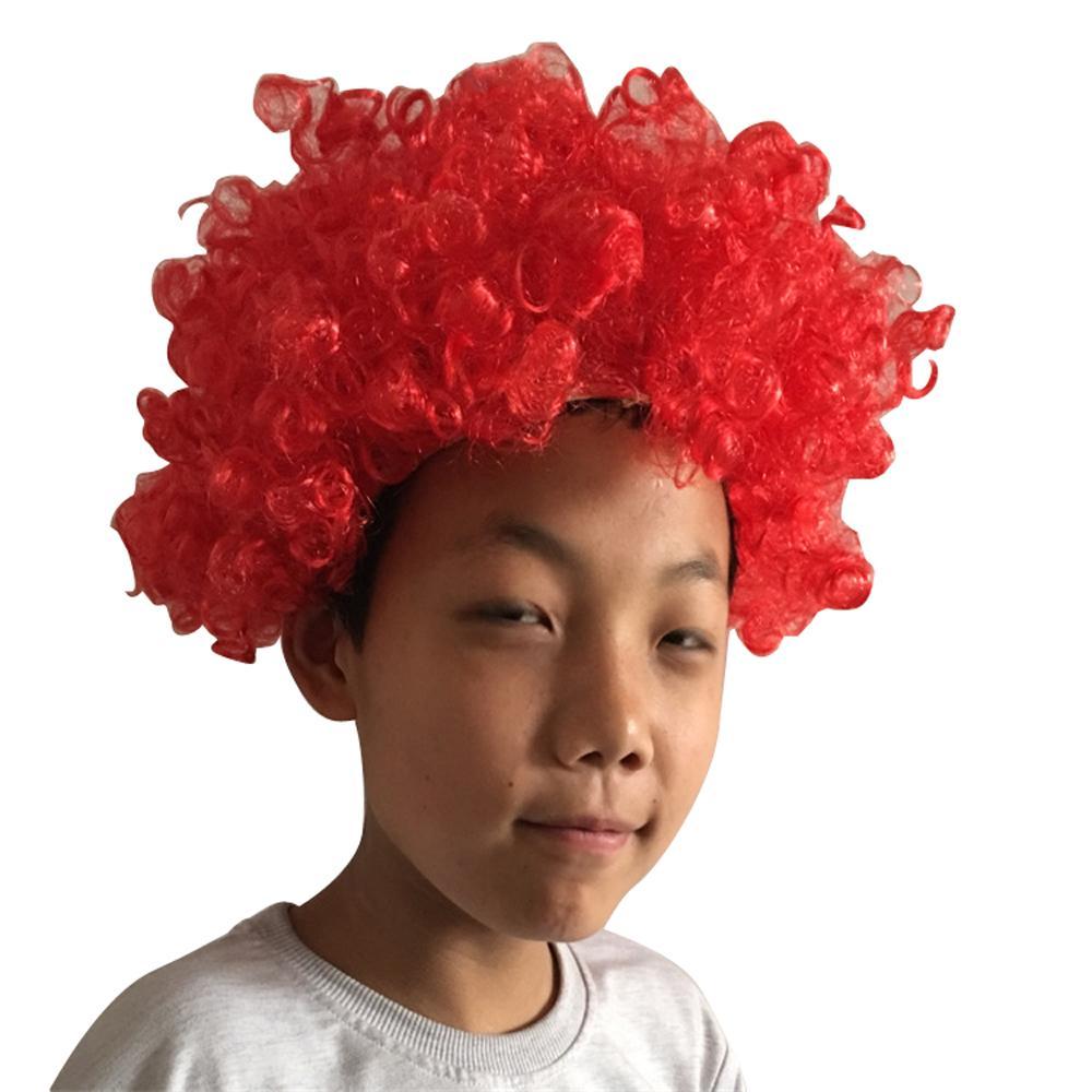 clown wig Explosive head wig headgear children wig short hair For Kids