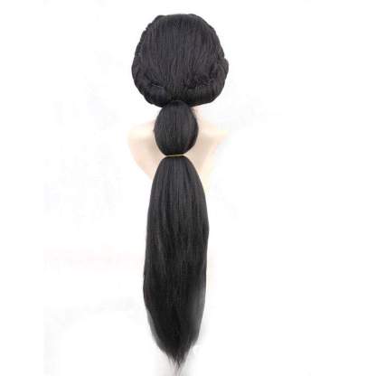 Arabian Nights Aladdin Jasmine Princess Long Black Wigs Halloween Wig