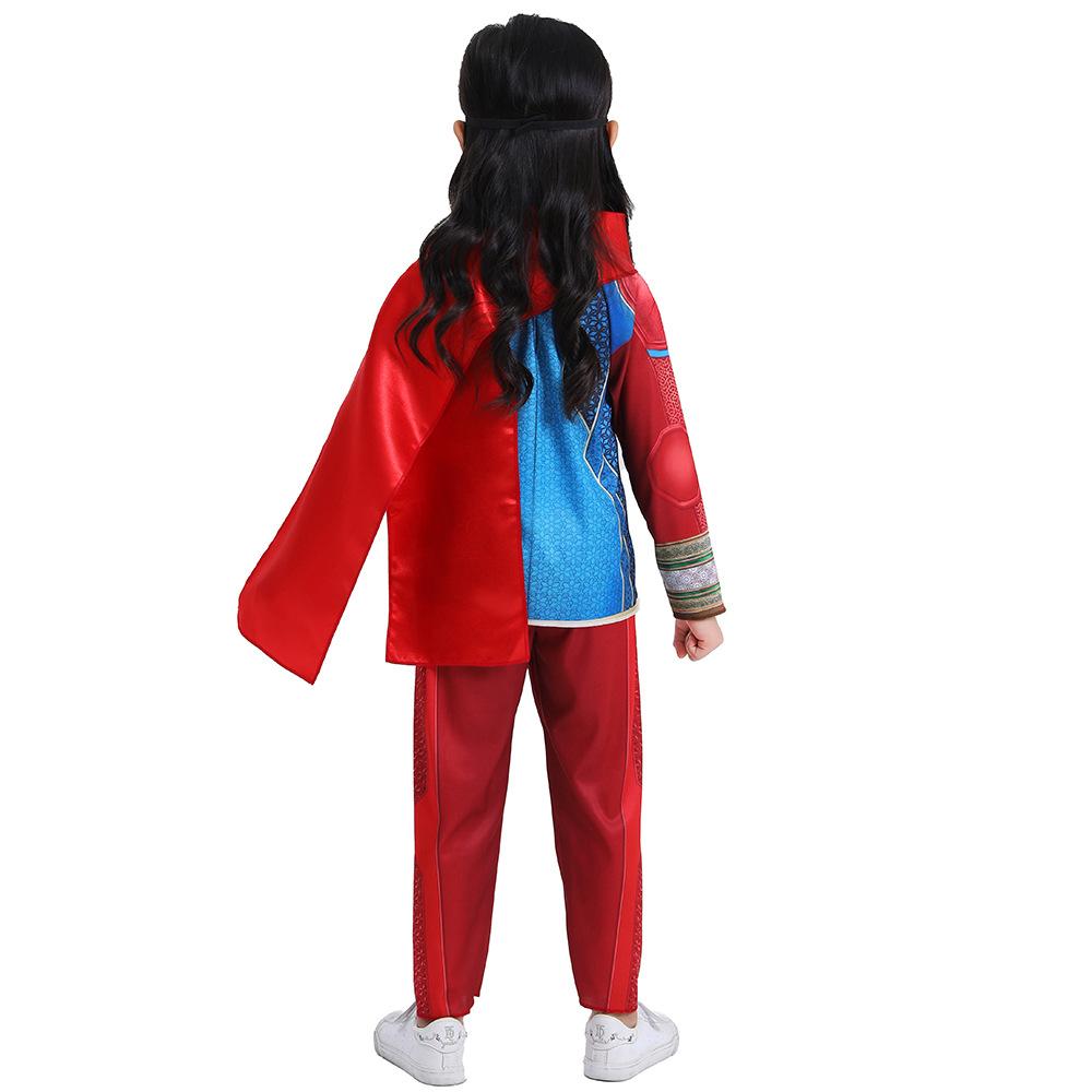 Ms Marvel Costume Super Hero Cosplay long sleeve suit For Kids