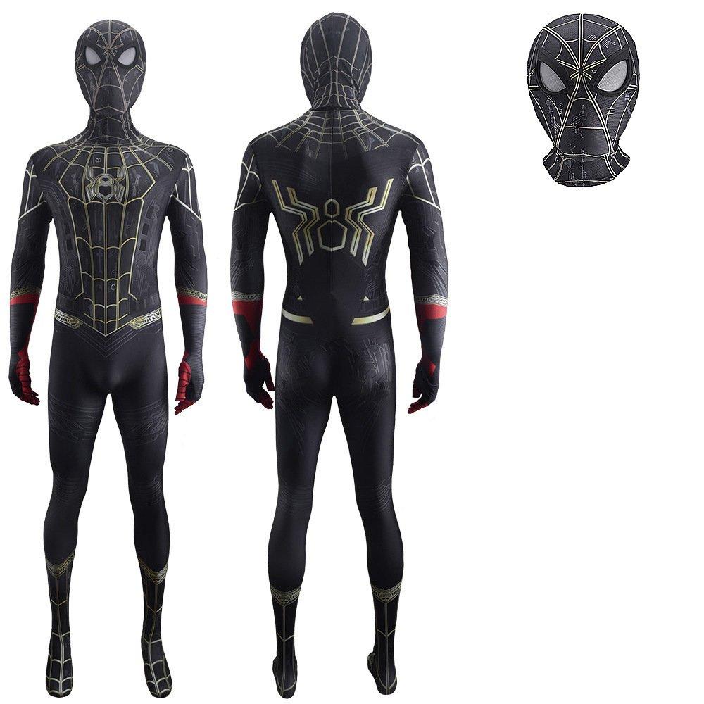 Spider-Man: No Way Home Peter Cosplay Costume Halloween Spiderman Jumpsuit for Kids and Adult