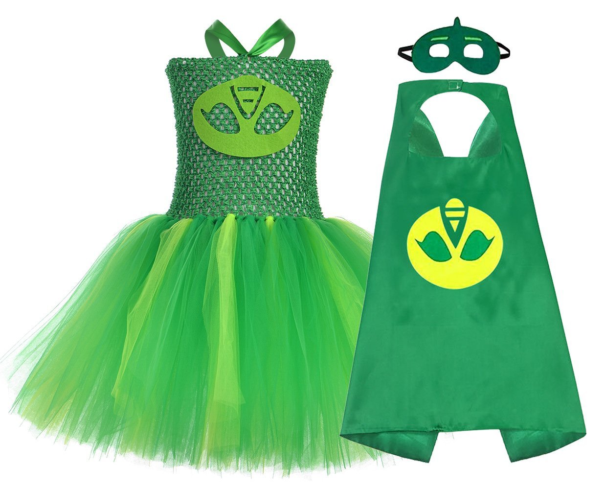 PJ Masks Superhero Cosplay Costumes Halloween Tutu Dress Suits-Pajamasbuy