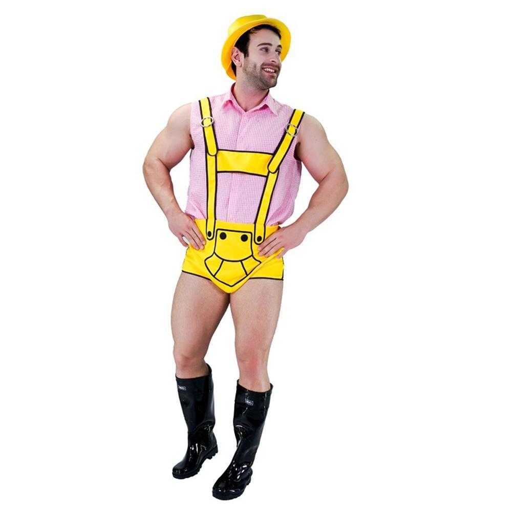 Big Men's Oktoberfest Bib Shorts Festival Performance Stage Cosplay Costume for Adult