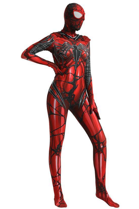 Spiderman jumpsuits onesies Woman Halloween Costume Bodysuit Spandex Zentai Catsuit Cosplay