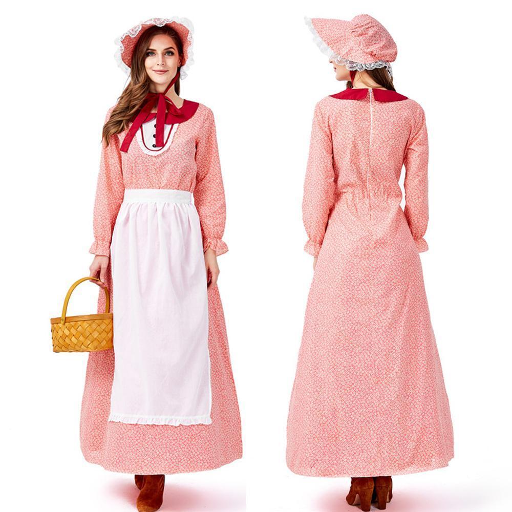 Oktoberfest Dress Medieval Maiden Cosplay Over Dress costumes for women Victorian Dress Costume