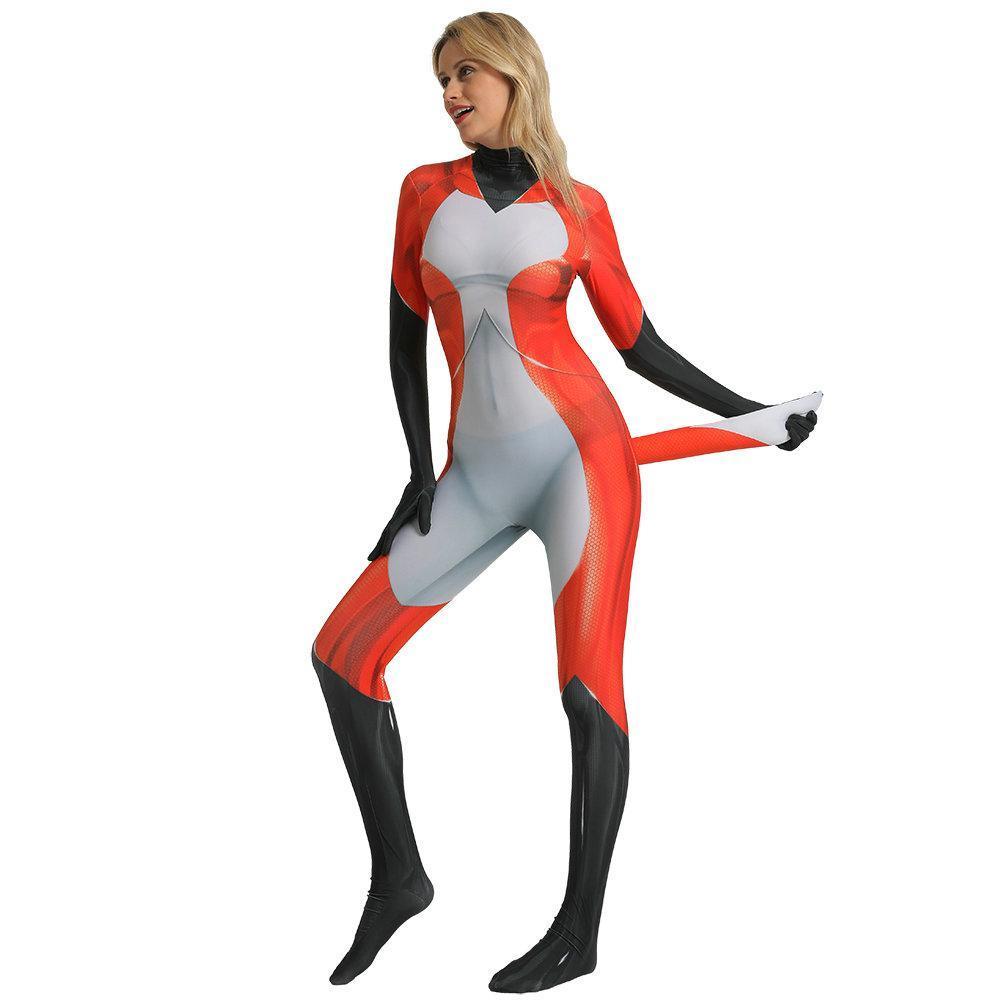 Ladybug Rena Rouge Fox Halloween Cosplay Costume Zentai Bodysuit for adults