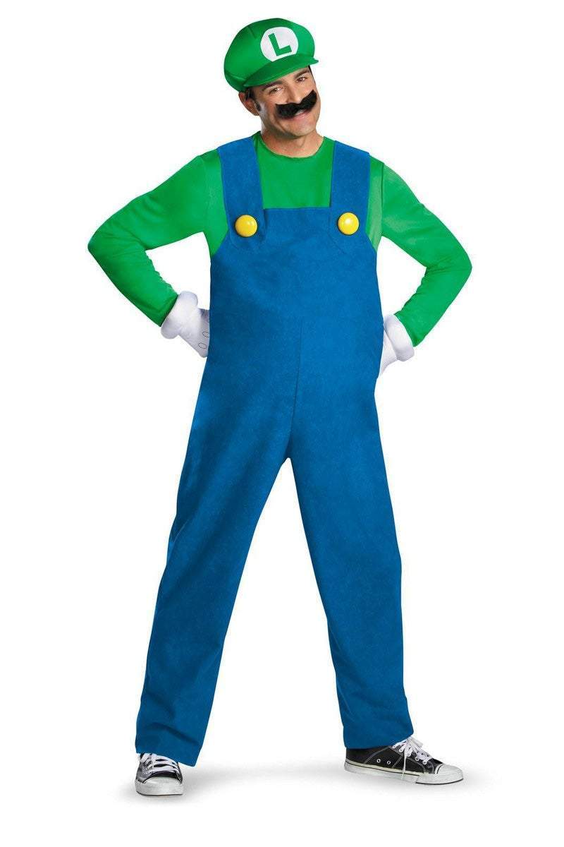 Adult Men's Deluxe Mario Cosplay Halloween Costume