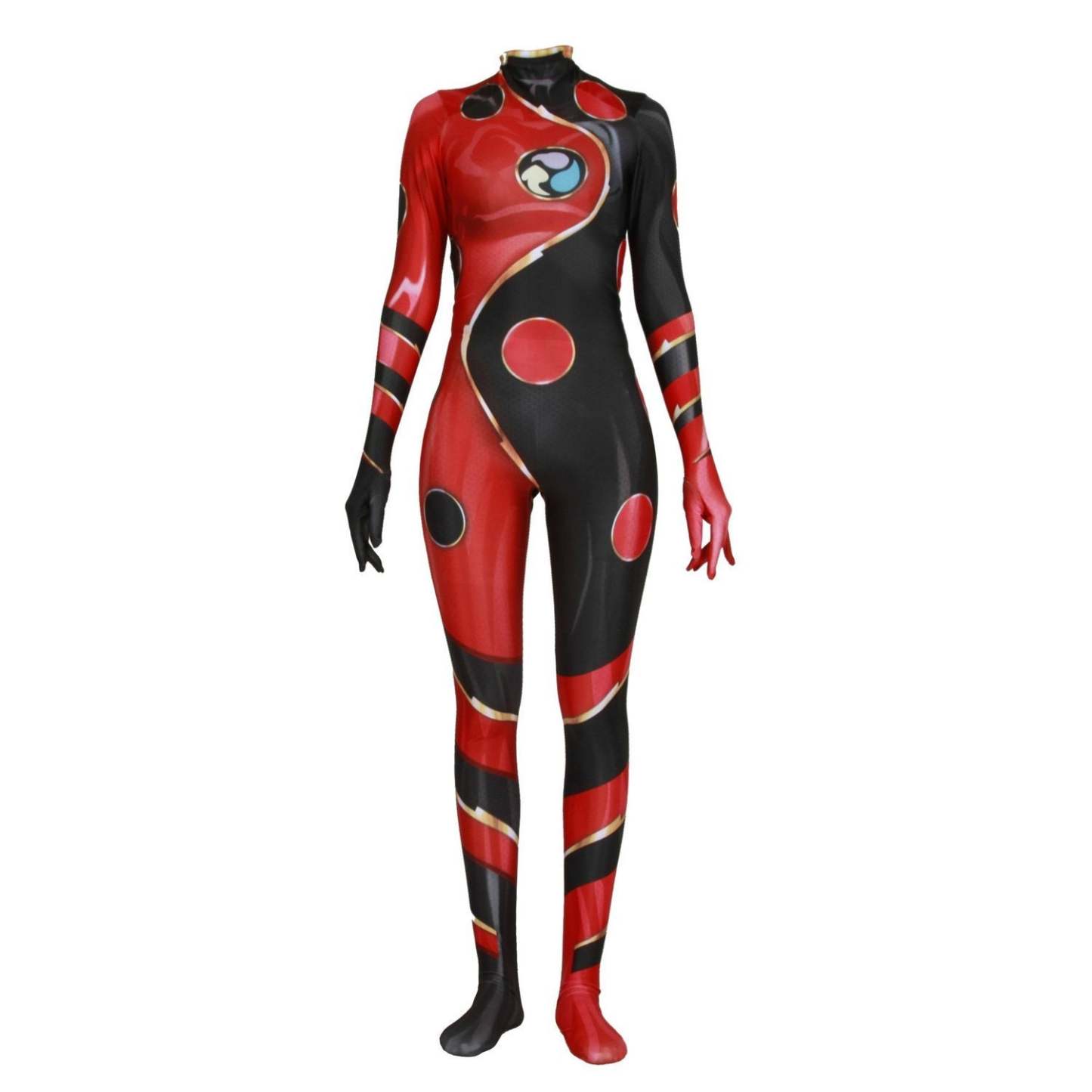 Miraculous Ladybug Movie Jumpsuit Halloween Party Cosplay Costume for Adult