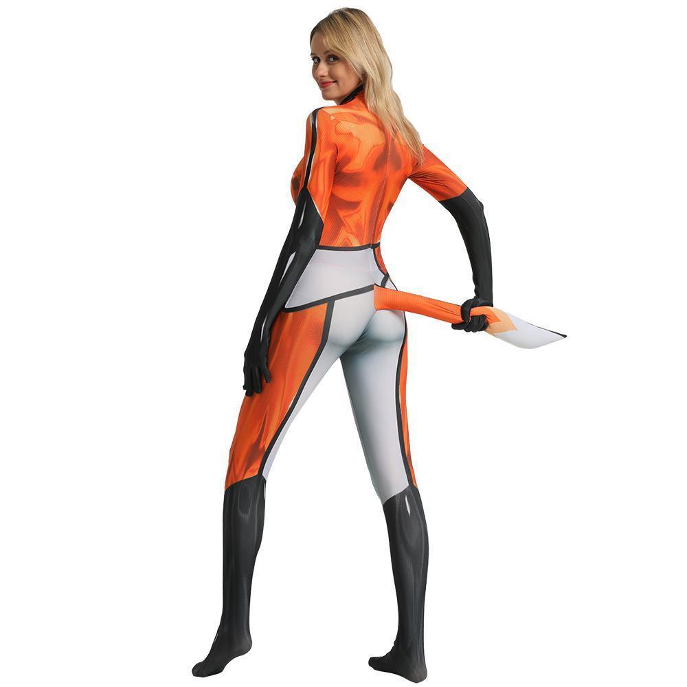 Ladybug Rena Rouge Fox Cosplay Costume Zentai Bodysuit for Halloween Party for adults